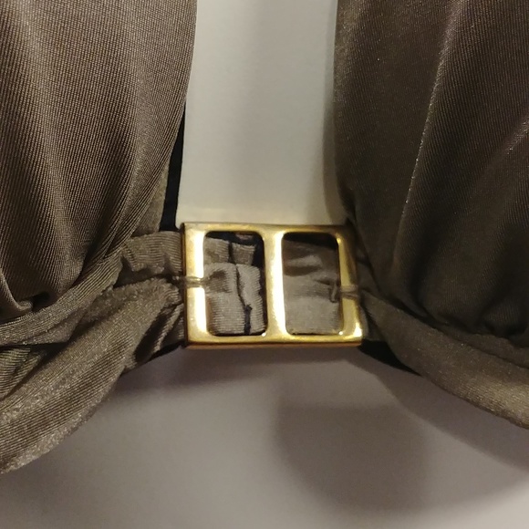 NWT Marks & Spencer Halter Black Bikini Top - Picture 9 of 10